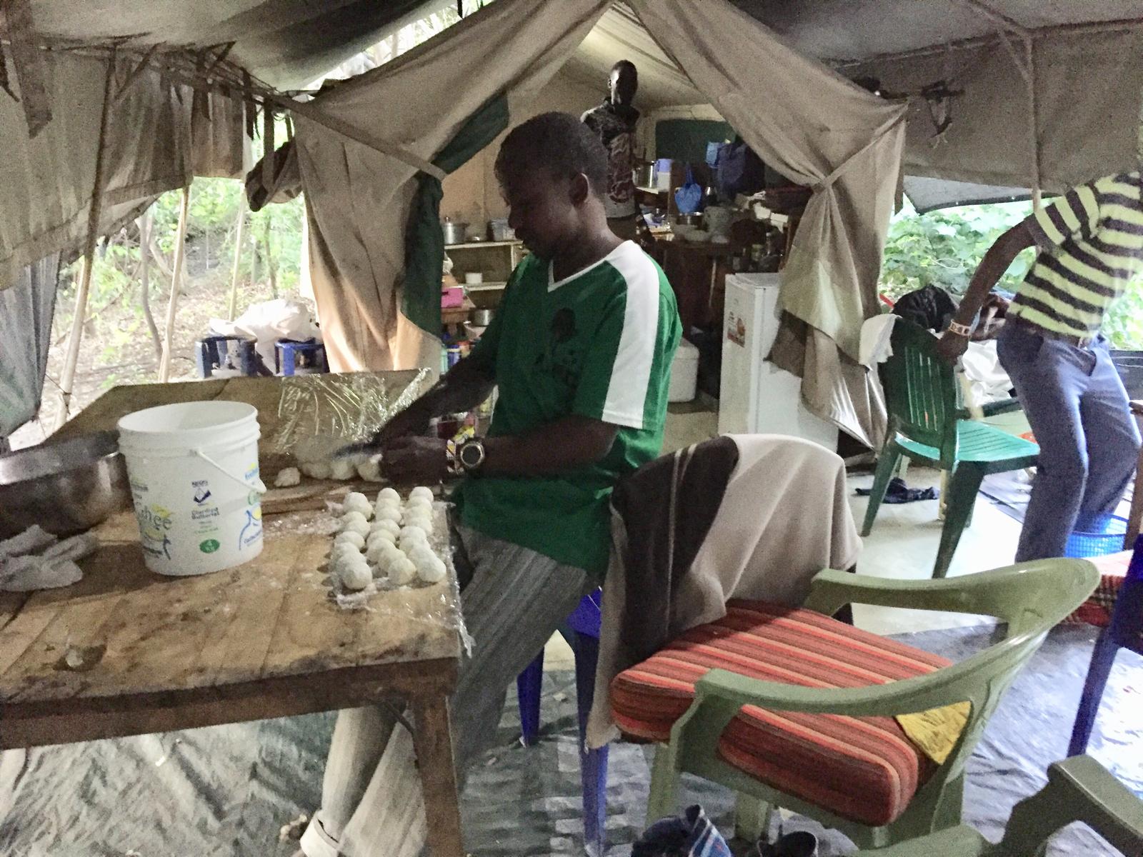 Camp kitchen