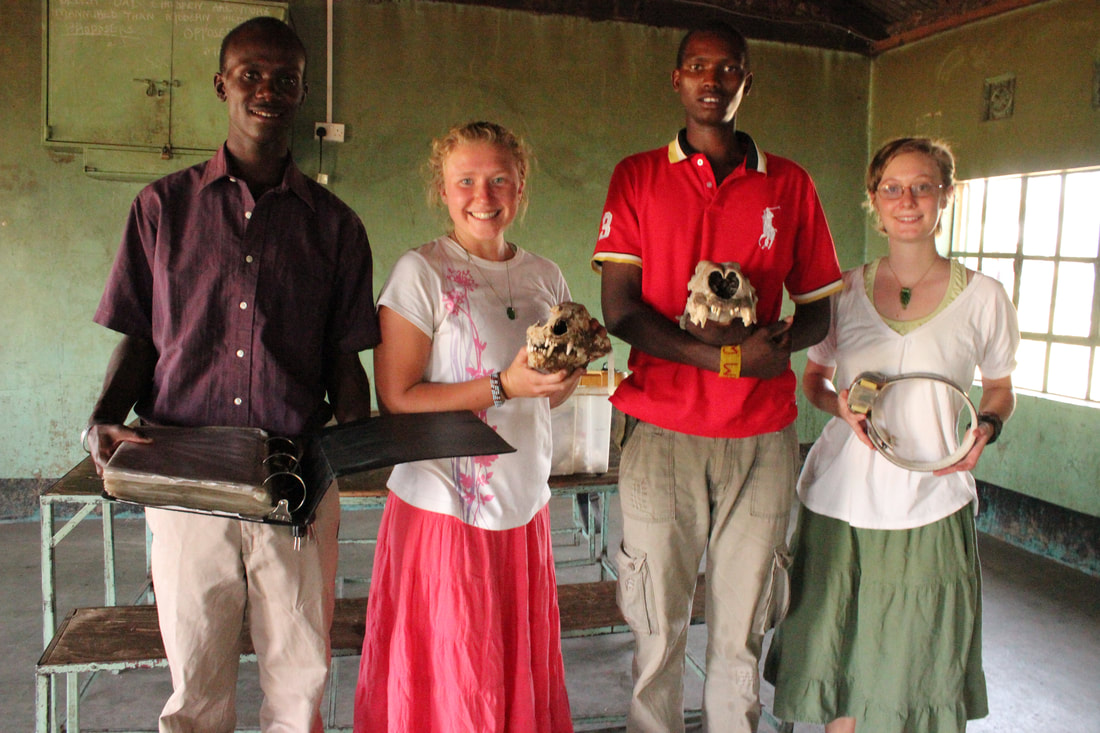 MHP team member leading a school education session in the Maasai Mara.