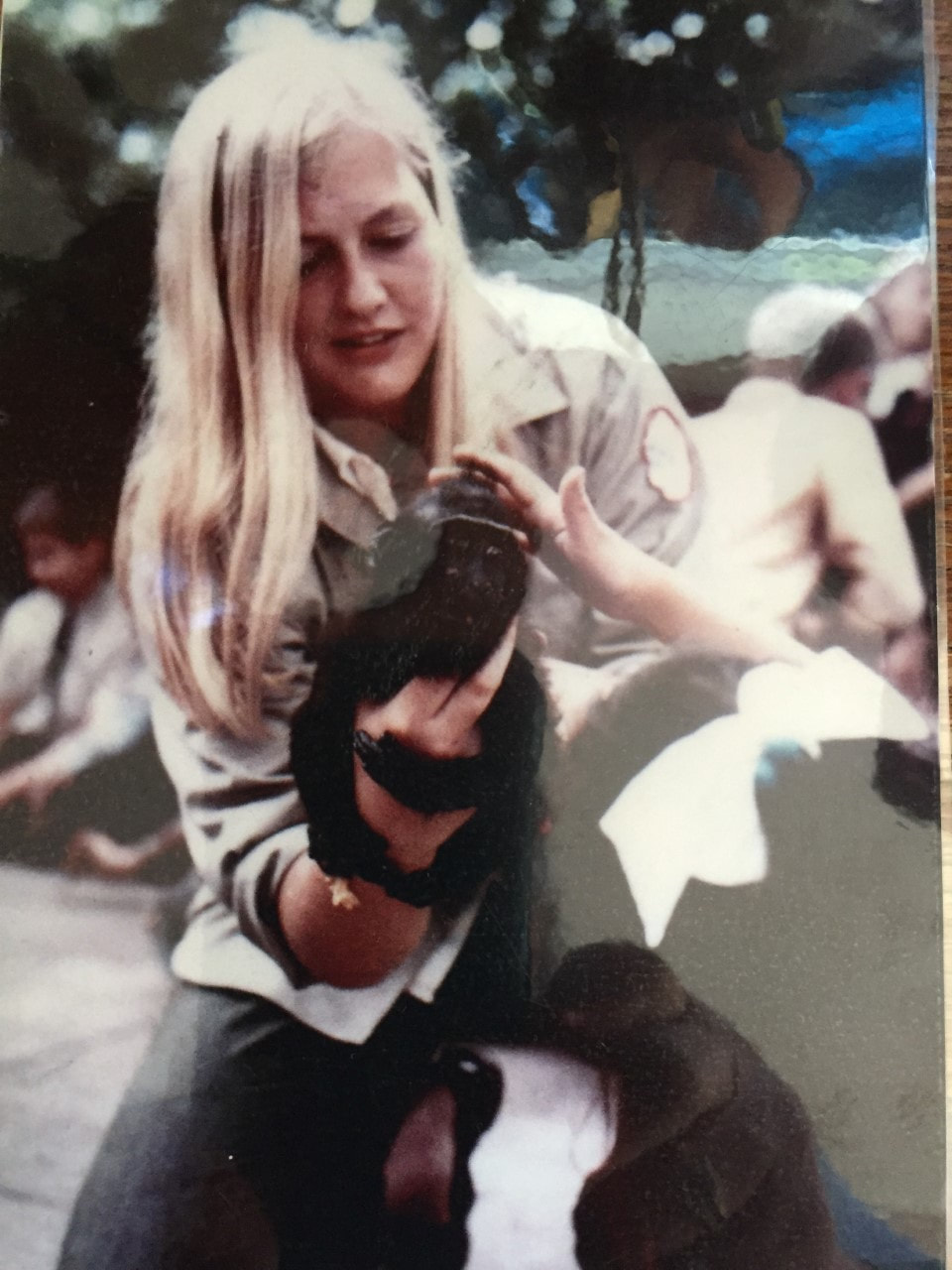 Kay Holekamp at the St. Louis Zoo